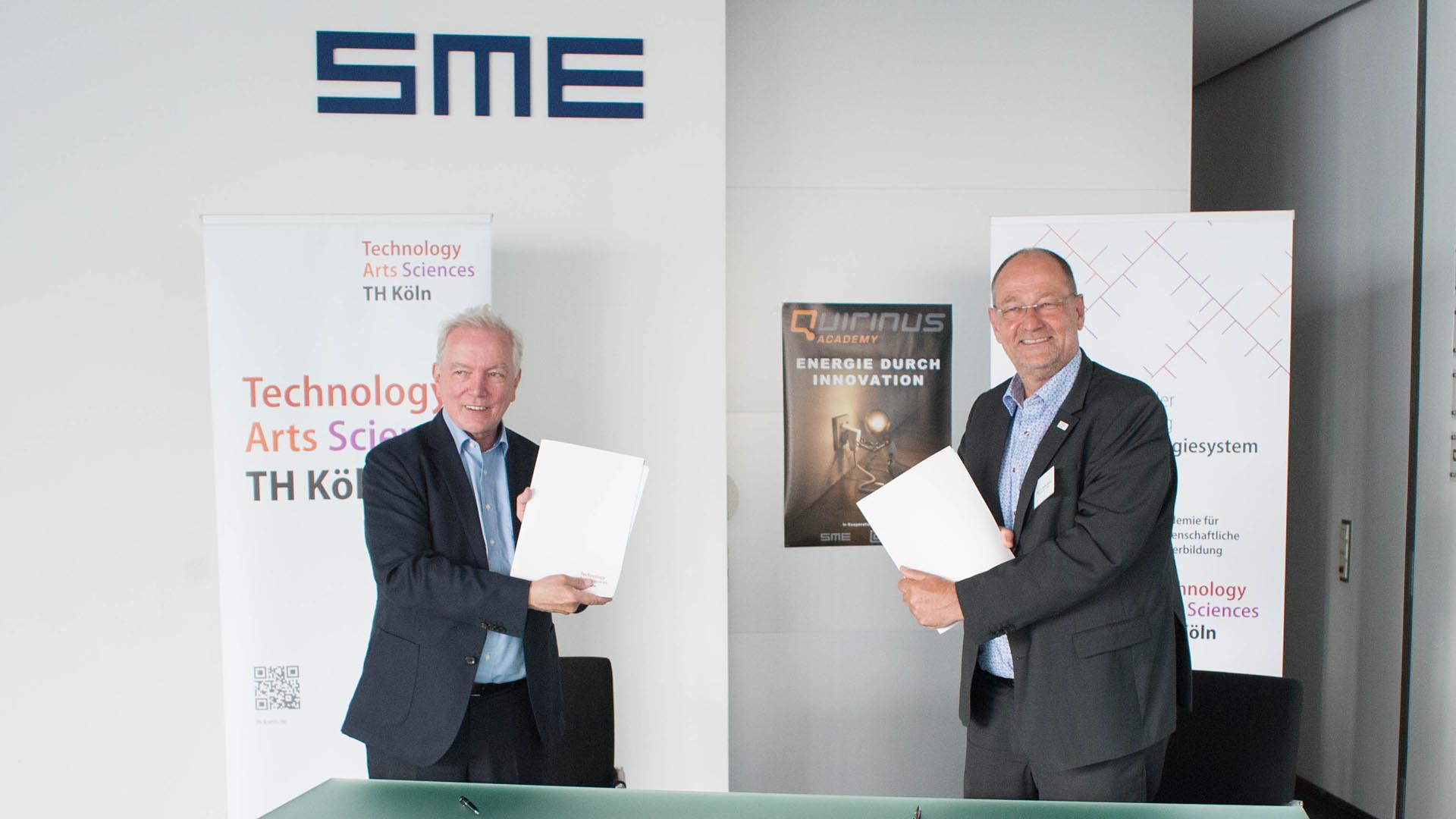 Unterzeichung Kooperationsvertrag im Quirinus Forum in Heppendorf